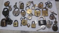 Antique & Vintage Miniature Padlock Collection Lock Lot #1  picture