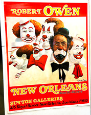 1979 Robert Owen New Orleans LA circus carnival broadside poster advertising picture