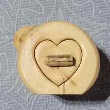 Nature Turns Aspen Wood Creations Trinket box hand carved heart shaped picture