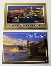 2 Vintage San Francisco Postcards Unused 4”x6” Collectible Post Cards picture