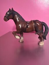 Vintage Plastic Clydesdale Horse 10 Inches picture