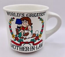 VTG Papel Mug World’s Greatest Mother-In-Law w/ Original Disney World Sticker picture