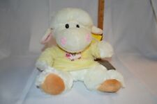 Holiday Home EASTER Plush LAMB Baby Gift Shower Yellow SWEATER Collect Toy 14