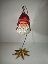 Christopher Radko, Jolly Elf Santa, 1997 Ornament 6” picture