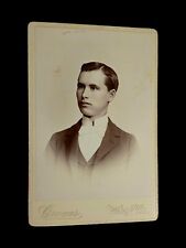 Gorgas ID'D Wm. Peck Madison IN Cabinet Card Photograph Man picture