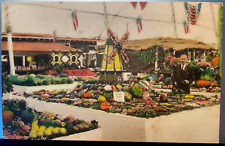 Vintage Postcard 1929 Danbury Fair, Fruit Exhibit, Danbury, Connecticut (CT) picture