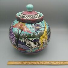 Penzo Cookie Jar Hand Crafted In Zimbabwe Kennias $90 From Disney Resort Store picture