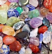 Bulk Lot 1/2 Lb Tumbled Gemstones Crystals Mix Rocks Stones 8 oz picture