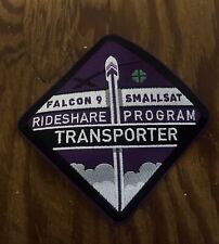 Authentic TRANSPORTER SMALLSAT Rideshare-SPACEX FALCON-9-Mission PATCH picture
