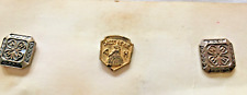 4-H club Antique Vintage member Year Pins (2) & (1`) Dress Revue Pin picture