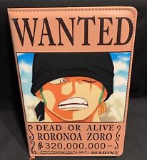 One Piece Anime Wanted Dead Or Alive Roronoa Zoro Marine Planner / Journal New picture