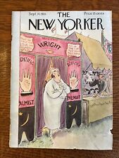 New Yorker Magazine Illustrated Cover ONLY, September 14, 1935  picture