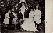 c1905 PRESIDENT ROOSEVELT AND FAMILY EARLY UNDIVIDED BACK POSTCARD 38-74 picture