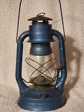 Vintage Dietz Air Pilot No.8 Kerosene Lantern Light Blue 14” picture