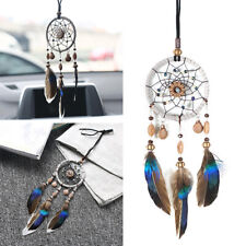 Brown Handmade Dream Catcher Feather Wall Car Hanging Decoration Ornament Decor picture