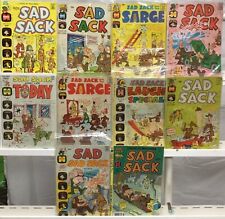 Harvey Comics - Vintage Sad Sack - Comic Book Lot of 10 Issues picture