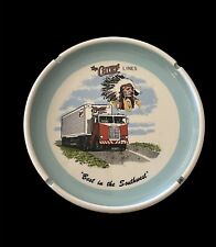 RARE “The Chief Lines” Salesman Sample Ashtray 1970’s Advertisement  6” 3/4”s picture