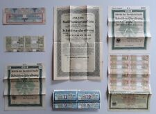 Collection Of Antique German Bonds - Marks 1919, 1922, 1923  picture