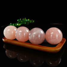 45mm 130-650g Natural Pink Rose Quartz Sphere Energy Crystal Ball Reiki Healing picture