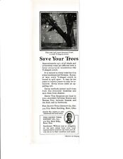 The Davey Tree Expert Co Print Ad 1924 Damaged Tree Kent Ohio picture