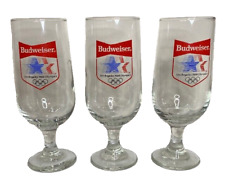 Budweiser Beer Glasses Celebrating the Los Angeles 1984 Olympics, Set of Three picture