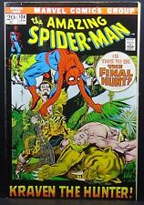 AMAZING SPIDER-MAN #104 1972 BRONZE AGE 7.5 VF-KRAVEN THE HUNTER NICE COPY picture