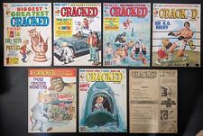 Cracked Magazine 7 Issue Lot 141  143 144 154 155 Collector's #17 Biggest #10 picture