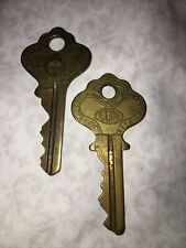 Vintage Ornate Brass Key 
