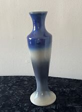 Vintage Blue  & Cream Ombré Glazed Vase Gift For Dad Gift For Mom picture