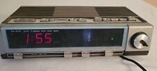 Vintage Ken-Tech R-1900 Brown AM/FM Lighted DIGITAL Alarm Clock RADIO picture