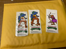 Vtg TMNT 1989 Bonkers Candy card Stickers Lot of 3 Splinter Rocksteady mirage picture