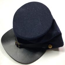 CIVIL WAR US UNION BLUE WOOL ENLISTED KEPI FORAGE BUMMER CAP HAT-LARGE picture