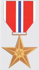 BRONZE STAR MEDAL STICKER - DECAL - MADE IN THE USA picture