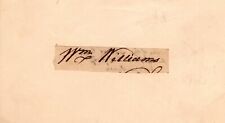 William Williams - Ink Signature - Signer of Declaration of Independence from CT picture