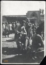 barber in marketplace,   antique Photograph 1910's IRAN picture