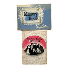 Set Paul Barbour One Mans Family Looks at Life and Fanny Barbour Memory Book VTG picture