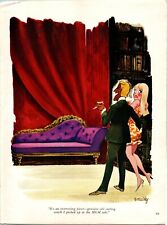 Ephemera, Playboy, Cartoon, Smilby, MGM, Casting Couch, Blonde, CIRCA 1960s picture