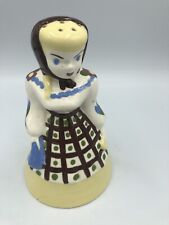 Vintage THE CALIFORNIA CLEMINSONS Ceramic Shaker GIRL 6.25