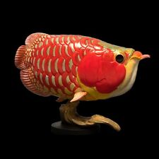 【In-Stock】Animal Heavenly Body Red Arowana Scleropages legendrei Fish Statue picture