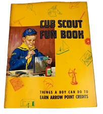 BSA Boy Scouts of America 1956 CUB SCOUT FUN BOOK Paperback Book picture