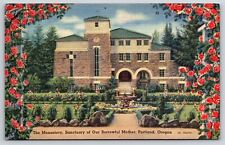 Portland OR-Oregon, The Monastery, Sanctuary, Antique, Vintage Postcard picture
