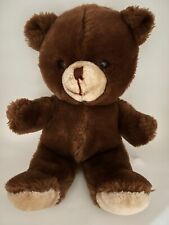 1980s Russ Berrie Brown Plush Teddy Bear 12