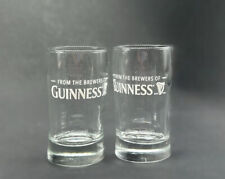 From the Brewers of Guinness Beer Tasting Glasses 3 7/8” Tall Set Of 2 picture