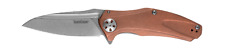 Kershaw Knife Natrix Frame Lock Solid Copper D2 Steel 7007CU Pocket Knives Clip picture