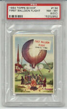 1954 TOPPS SCOOP FIRST BALLOON FLIGHT #134 PSA 8 (OC) LOW POP RARE NEW LABEL picture