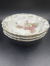 Vintage Hand painted Wild Rose Set Of 3 Bowls picture