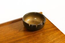 Vintage Mid Century Heath Ceramics Ashtray / Bowl — 3 Notch — Speckled Brown picture