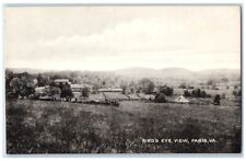 c1930's Birds Eye View Of Paris Virginia VA, House Mountains Vintage Postcard picture