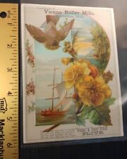 1800's  VIENNA ROLLER MILLS  Trade Card.  ~TRADECARD~ picture