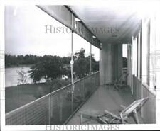 1961 Press Photo View from the balcony of Dr. and Mrs. Louis R. Cabiran home picture